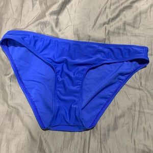 Bathing suit bottoms, from target, blue, size L